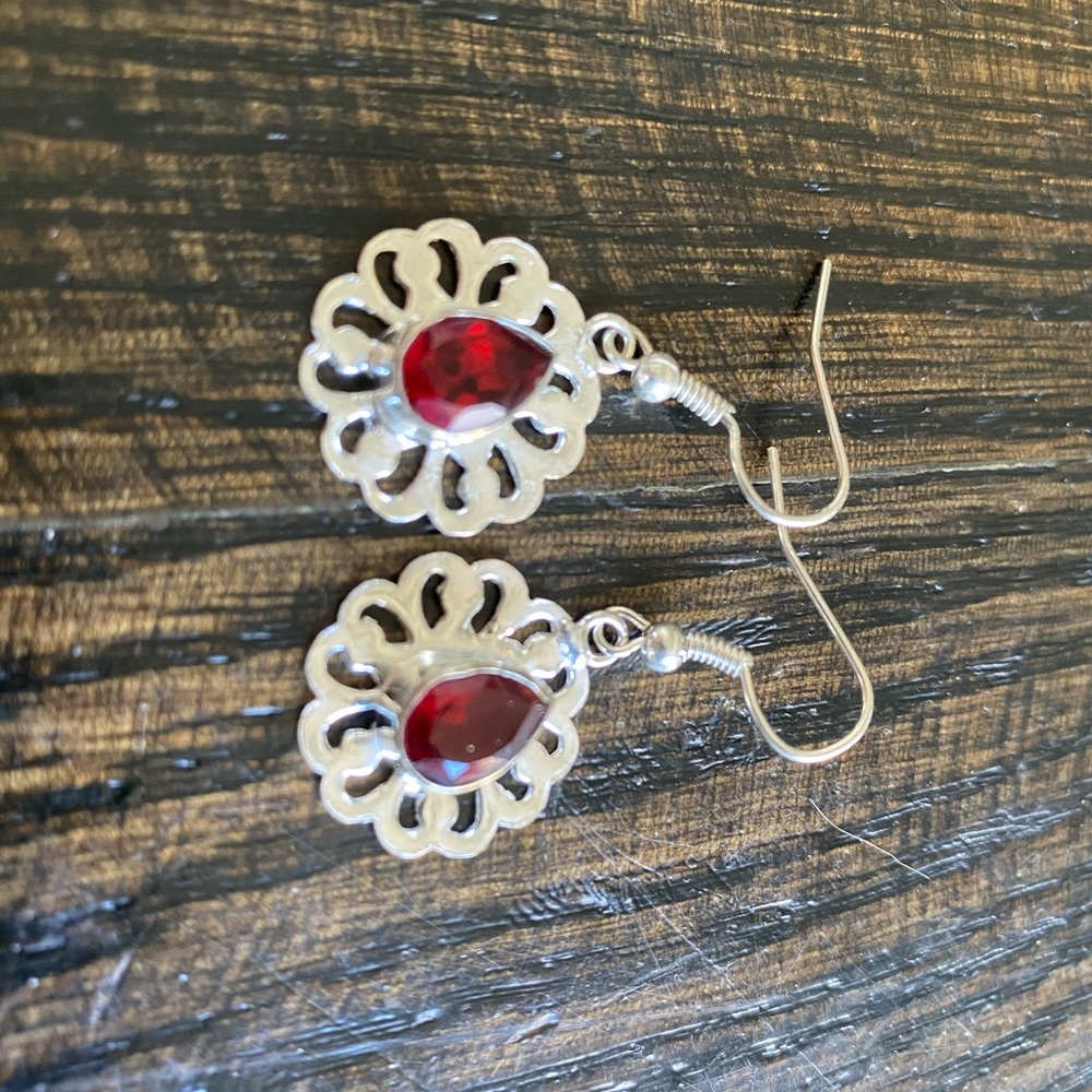 Ruby earrings - Picture 6 of 6